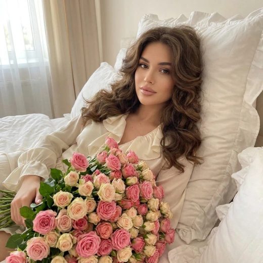 Нежное утро с розами