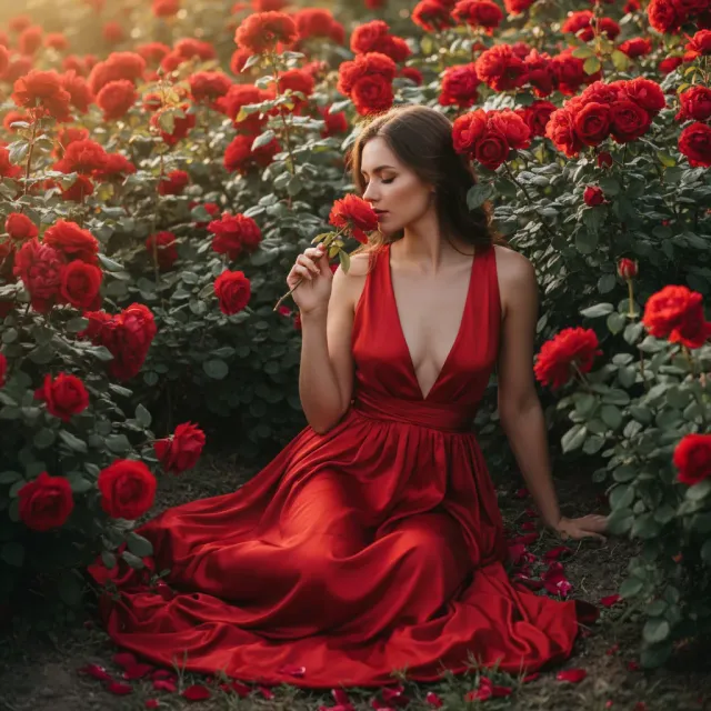 Фотосессия в саду роз